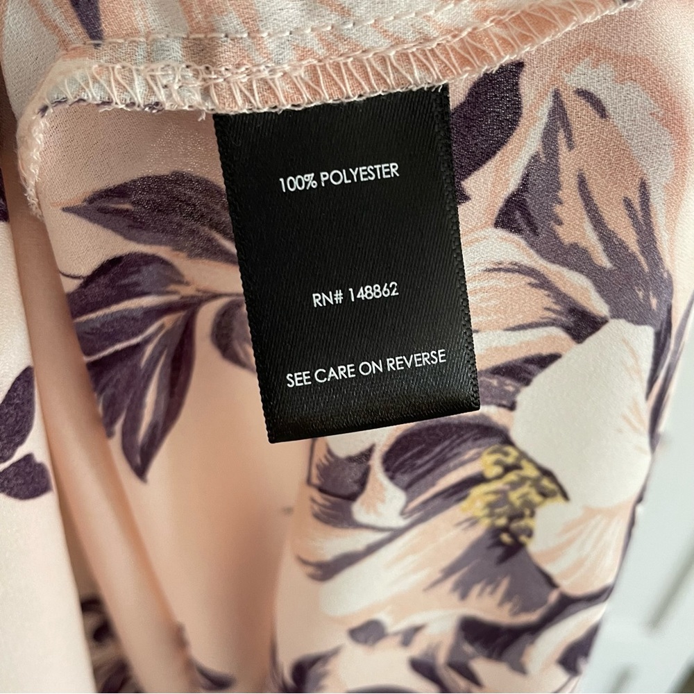 Torrid Floral Georgette Hi-Low Short Sleeve Blouse - Picture 5 of 5